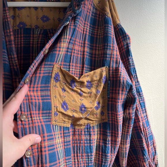 Free People Zion Plaid Shirt Set - Picture 5 of 6